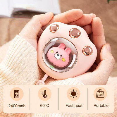 Mini încălzitor de mâini reîncărcabil Încălzitor de mâini electric portabil de iarnă de uz casnic pentru călătorii în aer liber Încălzitor la îndemână Încălzitor USB