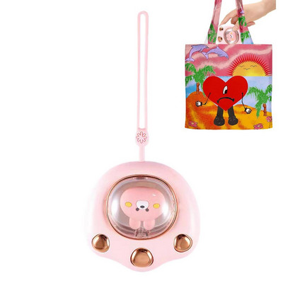 Încălzitor de mâini cu labe de pisică drăguț, Mini încălzitor de mâini de iarnă, încălzitor electric de buzunar reîncărcabil prin USB.