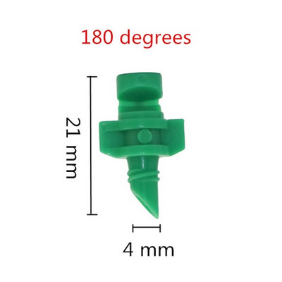 Duză refractivă simplă 90/180/360 unghi stropitor grădină agricultura irigare duze de pulverizare udare pom fructifer 100 buc
