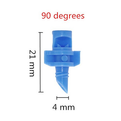 Duză refractivă simplă 90/180/360 unghi stropitor grădină agricultura irigare duze de pulverizare udare pom fructifer 100 buc