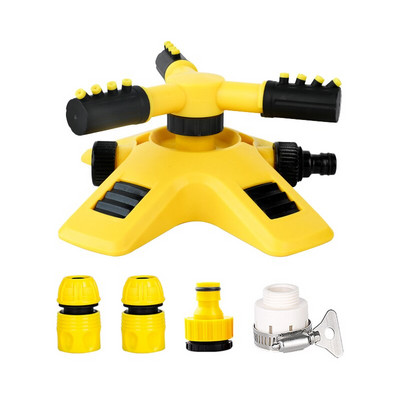 360 laipsnių besisukantis sodo vejos purkštuvas Automatinis atnaujintas kiemo purkštuvų sistema Didelio ploto aprėptis vandens drėkinimo purkštuvas