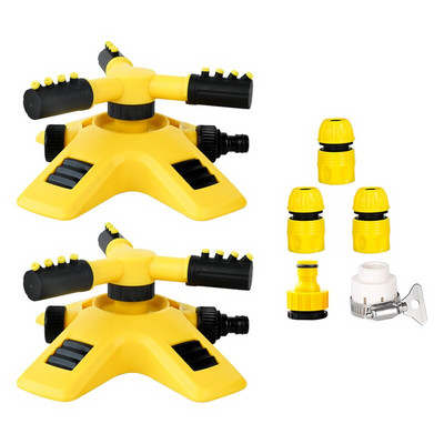 360 laipsnių besisukantis sodo vejos purkštuvas Automatinis atnaujintas kiemo purkštuvų sistema Didelio ploto aprėptis vandens drėkinimo purkštuvas