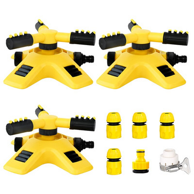 360 laipsnių besisukantis sodo vejos purkštuvas Automatinis atnaujintas kiemo purkštuvų sistema Didelio ploto aprėptis vandens drėkinimo purkštuvas