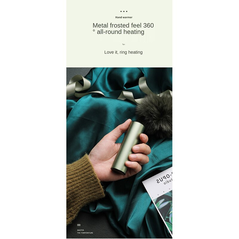 Încălzitor de mâini electric portabil Treasure Mini 2000MAH Încărcare rapidă cu usb Încălzire Mini încălzitor de mâini de călătorie Usb electric cu ridicata