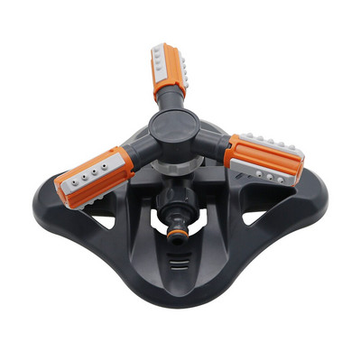 Purkštuvai 360 laipsnių reguliuojami 3 rankenų sukamieji automatiniai laistymo purkštukai Sodo žemės ūkio vejos drėkinimo įrenginys