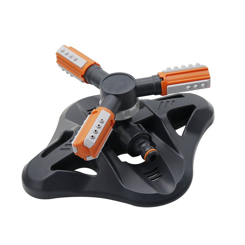 Purkštuvai 360 laipsnių reguliuojami 3 rankenų sukamieji automatiniai laistymo purkštukai Sodo žemės ūkio vejos drėkinimo įrenginys