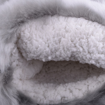 Νέα μόδα γυναικεία γάντια Πολυτελή σούπερ μαλακή ψεύτικη γούνα μούφα χεριών πιο ζεστή πρόκληση Γάντια γάντια χειμώνα απαραίτητα