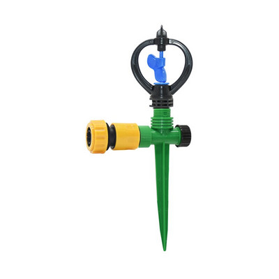 Sodo ūkio laistymo purkštuvas Su atrama 360 laipsnių Rotaciniai vejos purkštuvai Sodo Sodo Laistymas Vandens laistymas 1vnt.
