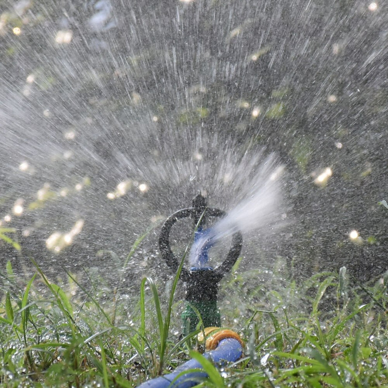 Sodo ūkio laistymo purkštuvas Su atrama 360 laipsnių Rotaciniai vejos purkštuvai Sodo Sodo Laistymas Vandens laistymas 1vnt.