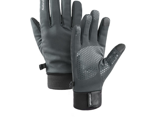 Žieminės vyriškos trijų spalvų pirštinės