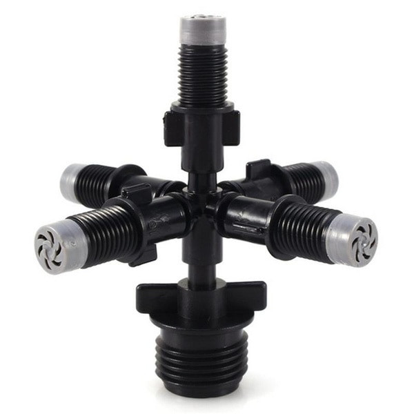 2 vnt sodo purkštuvai Automatinis žolės laistymas 360 laipsnių apskritimu besisukantis vandens purkštuvas 5 purkštukai sodo vamzdžių žarna