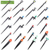 24 tipų sodo laistymo purkštuvai su reguliuojamu kuoliuku purškiančiais refrakcijos lašintuvais laistymo sūkuriniais purkštukais 1/4 colio spygliuočiai