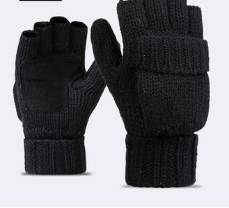 Megztos vyriškos žieminės pirštinės