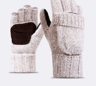 Megztos vyriškos žieminės pirštinės