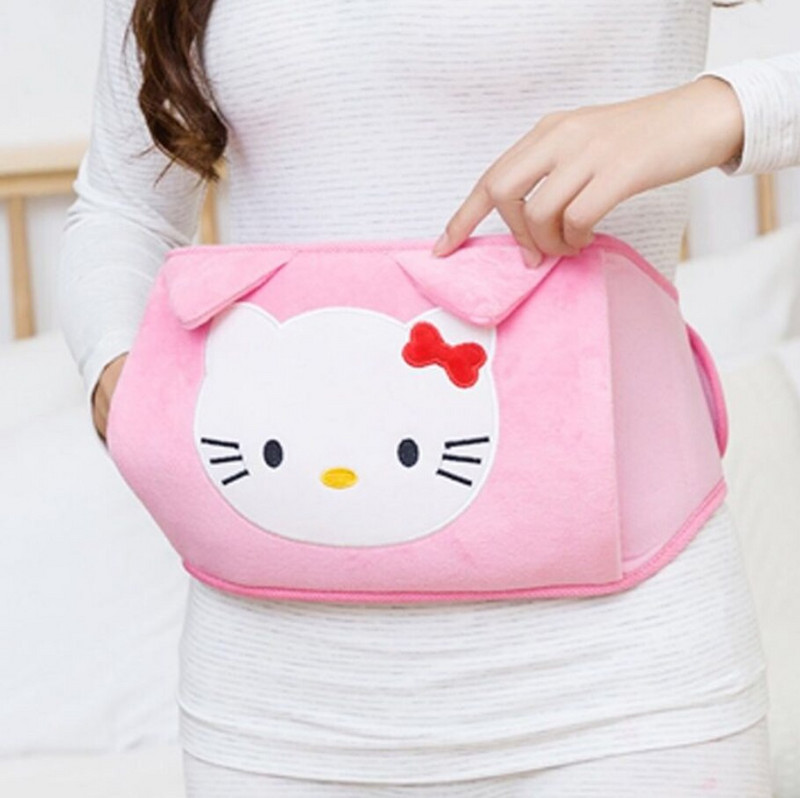 Бутилка за гореща вода, 1,25 л чанта за гореща вода, нагревателна подложка с мека плюшена обвивка за горещ компрес, нагревател за ръце, крака, врат, рамо