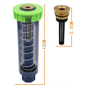 Регулируеми изскачащи спринклери с 1/2 инча вътрешна резба 90-360 градуса Автоматични прибиращи се спринклери за напояване на тревата 5 бр.