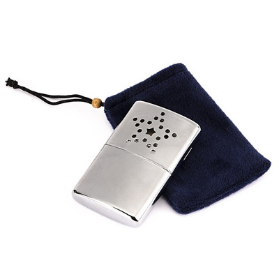 Φορητός θερμαντήρας χεριών υγρού καυσίμου Επαναχρησιμοποιούμενος φούρνος τσέπη από μεταλλικό κράμα Handy θερμαντήρες χεριών Καυστήρας χειμερινής θέρμανσης για ψάρεμα σε εξωτερικό χώρο