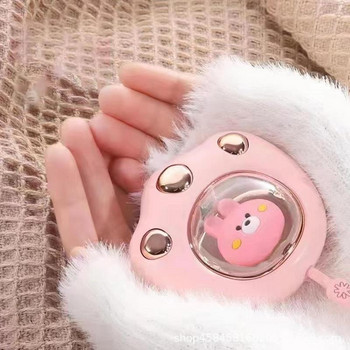 Χαριτωμένος θερμαντήρας χεριών ποδιών γάτας Winter Mini θερμαντήρας χεριών Θέρμανση USB επαναφορτιζόμενη τσέπη Cartoon Ηλεκτρικός θερμαντήρας