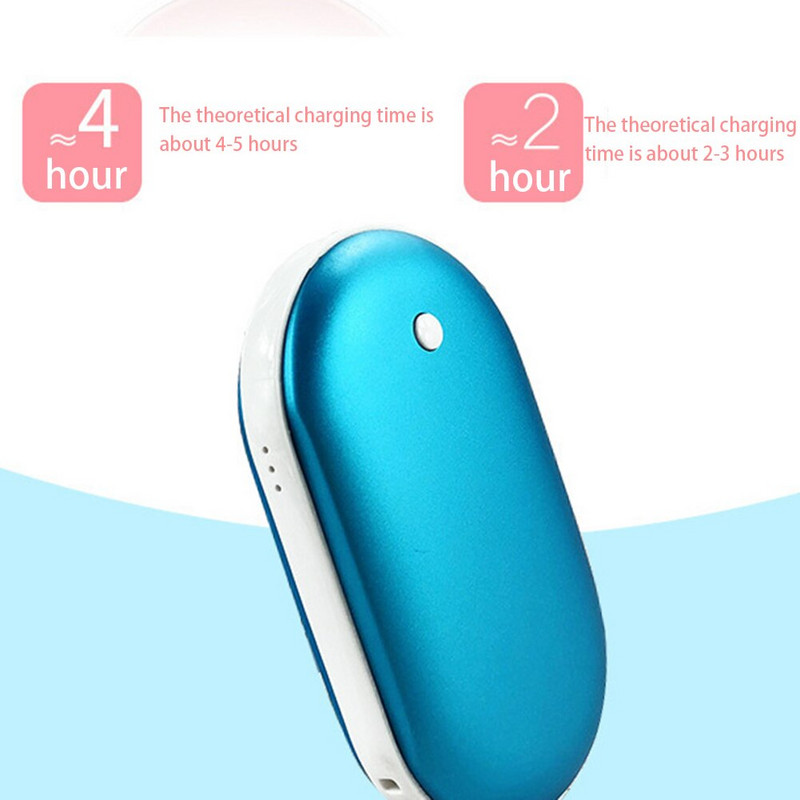 5200mAh Мини анимационен електрически нагревател Нагревателна подложка Mobile Power USB Handheld Warmer Heater Pocket Winter Mini Hand Warmer