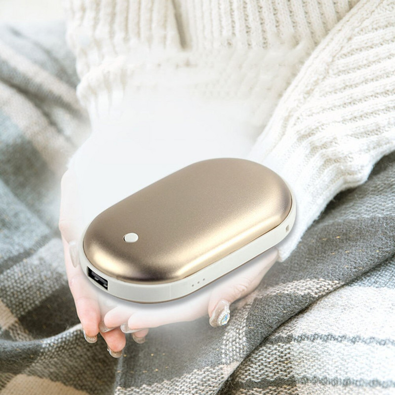 5200mAh Мини анимационен електрически нагревател Нагревателна подложка Mobile Power USB Handheld Warmer Heater Pocket Winter Mini Hand Warmer