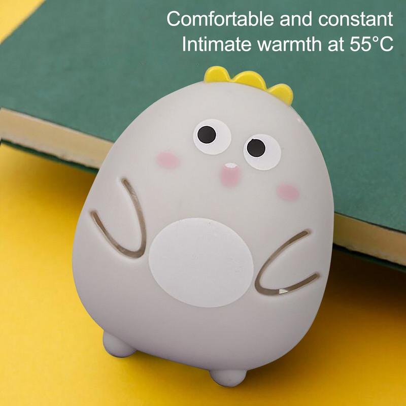 Зимен преносим самонагряващ се нагревател за ръце Мини динозавър яйце със сменяема сърцевина нагревател за ръце Удобен затоплящ топъл бебешки нагревател Детски подарък