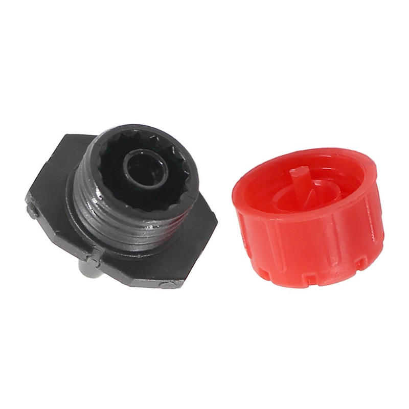 100-500 бр. 1/4 инча регулируема система за микро капково напояване, напоителни пръскачки против запушване на емитер, капково устройство, червени градински консумативи