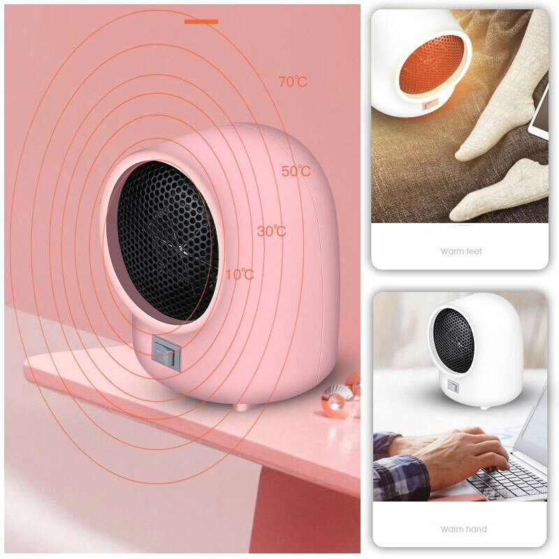 220V мини електрически нагревател за въздух, мощен топъл вентилатор, бърз нагревател, вентилатор, USB настолен електрически нагревател за домашно общежитие, офис