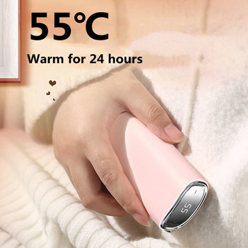 Θερμαντήρες χεριών Επαναφορτιζόμενος φορητός θερμαντήρας τσέπης USB Power Bank Heat Therapy Handwarmer Χριστουγεννιάτικο δώρο για τον χειμώνα μακράς διαρκείας