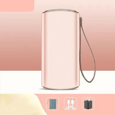 Roku sildītāji Uzlādējams pārnēsājams kabatas sildītājs USB Power Bank siltuma terapija Roku sildītājs Ziemassvētku dāvana ziemā ilgstoša