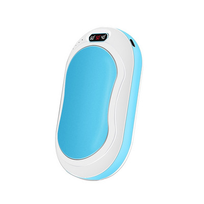 8-12h 10000mAh Електрически нагревател за ръце USB акумулаторен LED нагревател 5s Quick Heating Pocket Mobile Power Mini 5V Long-Life Pocket