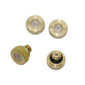 10 gab. 3/16" vītne 0.2/0.3/0.4/0.5mm misiņa miglošanas sprauslas Dārza siltumnīcas puķu augu apūdeņošanas sistēmas izsmidzinātāji