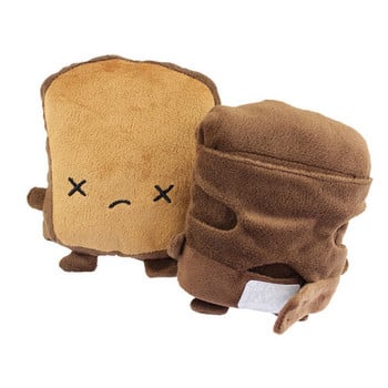 Γάντια USB Cute Hand Warmers for Typing Θερμαινόμενα γάντια για γυναίκες χωρίς δάχτυλα Cute σχήμα τοστ χειμωνιάτικα γάντια