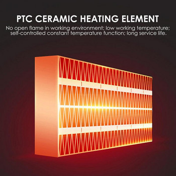 Mini Space Heater Wall 350w Φορητό θερμοσίφωνα με χρονόμετρο και ρυθμιζόμενο θερμοστάτη Έξυπνος κεραμικός ανεμιστήρας χώρου θέρμανσης με τηλεχειριστήριο