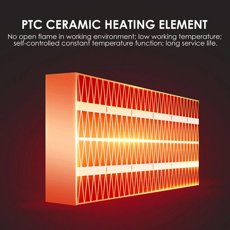 Стенен мини нагревател за пространство 350w преносим нагревател с таймер и регулируем термостат Интелигентен керамичен вентилатор за отопление с дистанционно управление