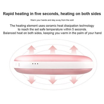 Преносим 2 в 1 мини нагревател за ръце USB акумулаторна мобилна захранваща банка зарядно устройство електрически нагревател топли инструменти за зимно отопление