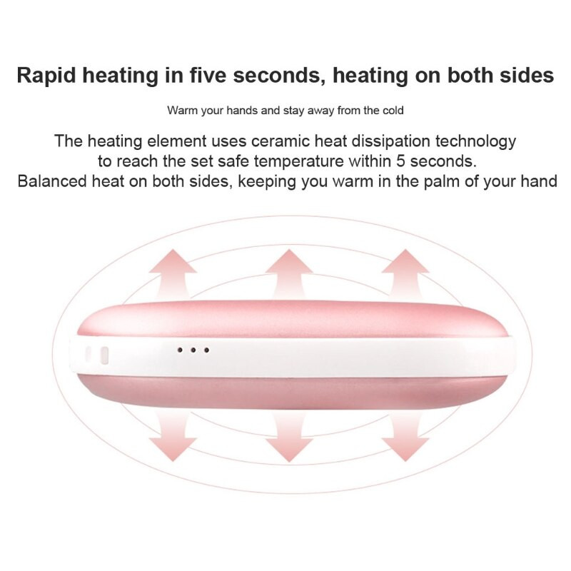 Преносим 2 в 1 мини нагревател за ръце USB акумулаторна мобилна захранваща банка зарядно устройство електрически нагревател топли инструменти за зимно отопление