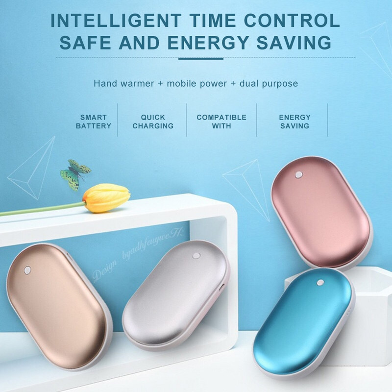 Преносим 2 в 1 мини нагревател за ръце USB акумулаторна мобилна захранваща банка зарядно устройство електрически нагревател топли инструменти за зимно отопление