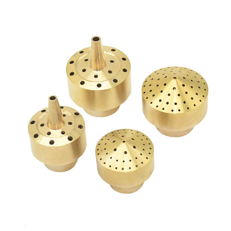 1/4 1/2 3/4 1 1,5-tolline keermega purskkaevu otsik Aed Dekoratiivne õues veepurskkaevutiik reguleeritavad messingist vihmutid