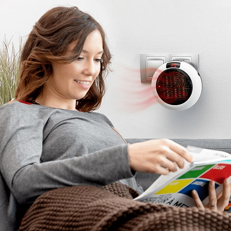 Преносим нагревател Домакински домашен малък нагревател с дистанционно управление Отопление на общежитието _WK