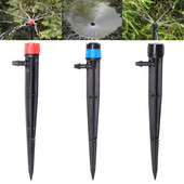 360 grādos regulējams 13 cm apūdeņošanas pilinātāja ievietošanas zeme 4/7 mm šļūtene dārza laistīšanas virpuļsmidzinātājs ar 1/4 `` savienotāju
