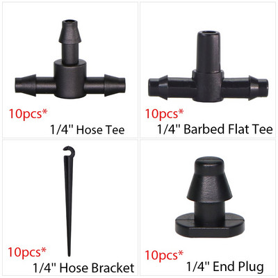 360 grādos regulējams 13 cm apūdeņošanas pilinātāja ievietošanas zeme 4/7 mm šļūtene dārza laistīšanas virpuļsmidzinātājs ar 1/4 `` savienotāju