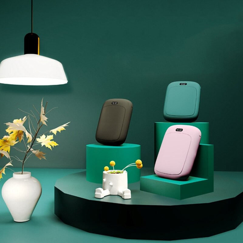 Акумулаторни нагреватели за ръце, преносим USB електрически нагревател за ръце, джобен нагревател за многократна употреба Power Bank за открито