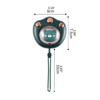 Επαναφορτιζόμενες θερμάστρες χεριών Cat paw Φορητός φορτιστής 2400mAh Mini USB Heater for Traveling Camping Kids Χριστουγεννιάτικο δώρο