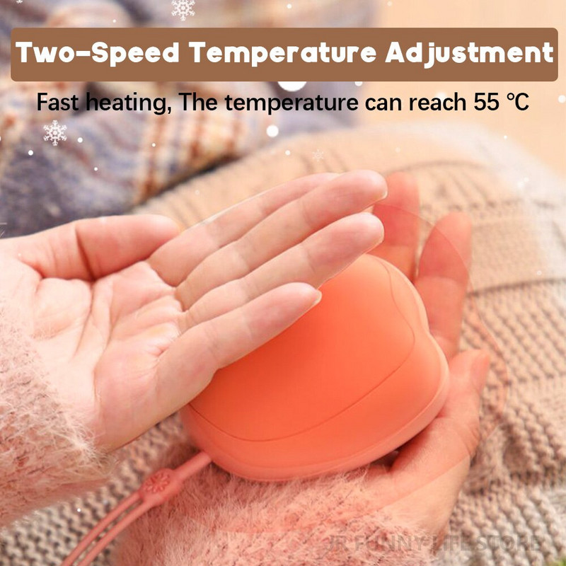 Акумулаторни нагреватели за ръце Котешка лапа Преносимо зарядно устройство 2400mAh Мини USB нагревател за пътуване Къмпинг Детски коледен подарък
