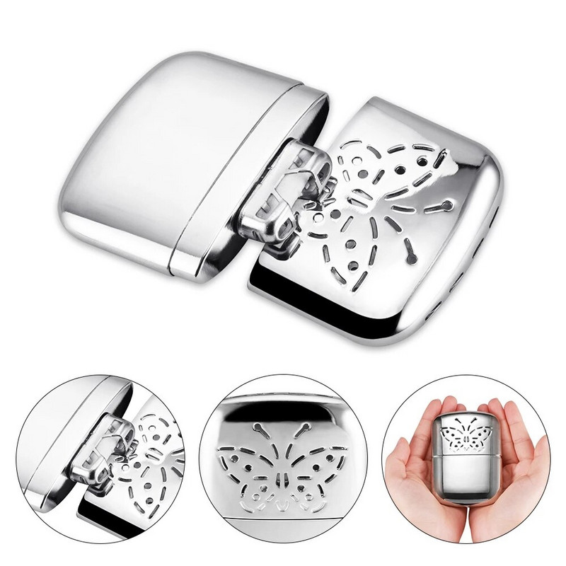 2022 Мини нагревател за ръце от цинкова сплав, джобен удобен нагревател за многократна употреба за вътрешни и външни каталитичен нагревател