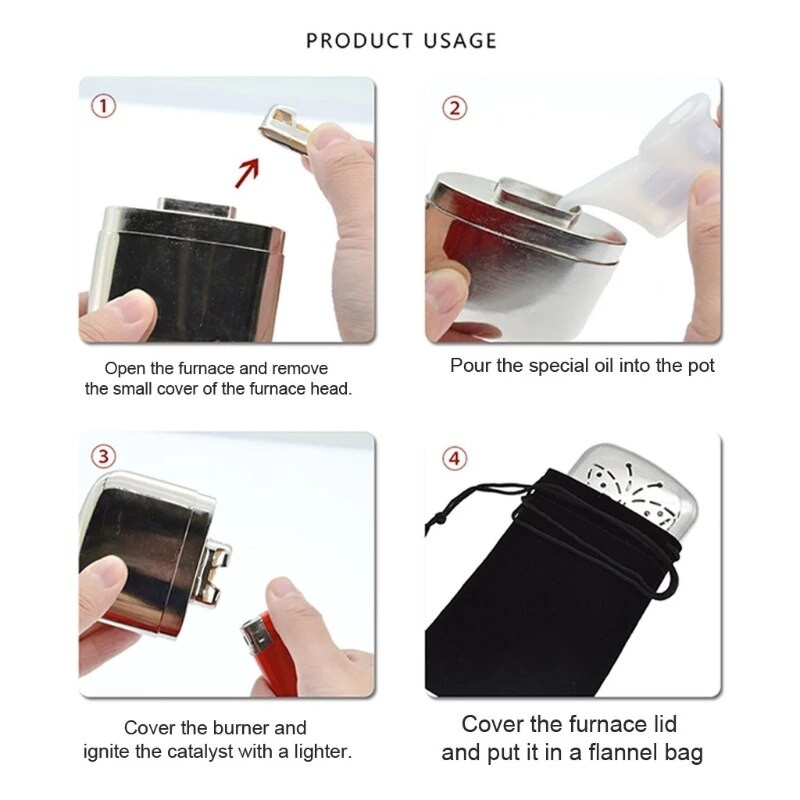 2022 Мини нагревател за ръце от цинкова сплав, джобен удобен нагревател за многократна употреба за вътрешни и външни каталитичен нагревател