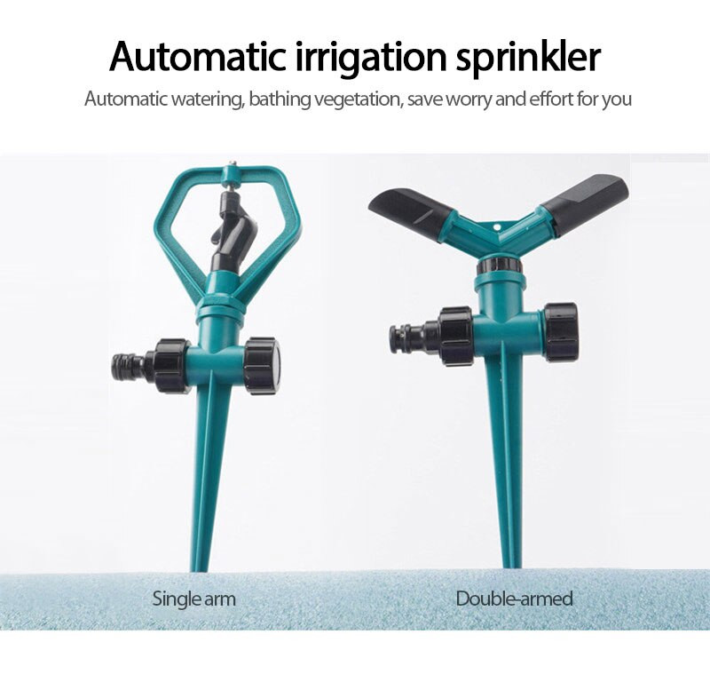 Спринклер за вмъкване в земята Автоматично въртене Широко покритие Градина Зеленчукова градина Мултифункционален спринклер на открито