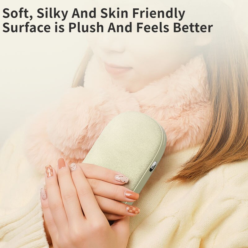 Winter Mini Calentador Portable Usb Velvet Hand Warmer Mobile Power Bank Hand Warmers Акумулаторен нагревател Handwarmer