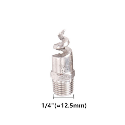3/8" 1/2" 3/4"1/4" 1" vīrieša vītne, pilna konusa spirālveida sprauslas sprausla nerūsējošā tērauda laistīšanas miglas smidzinātājs Dārza zāliena apūdeņošanas rīks
