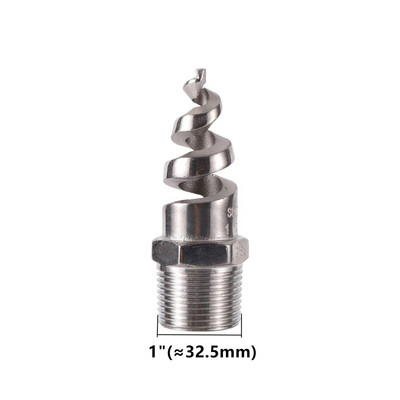3/8" 1/2" 3/4"1/4" 1" vīrieša vītne, pilna konusa spirālveida sprauslas sprausla nerūsējošā tērauda laistīšanas miglas smidzinātājs Dārza zāliena apūdeņošanas rīks